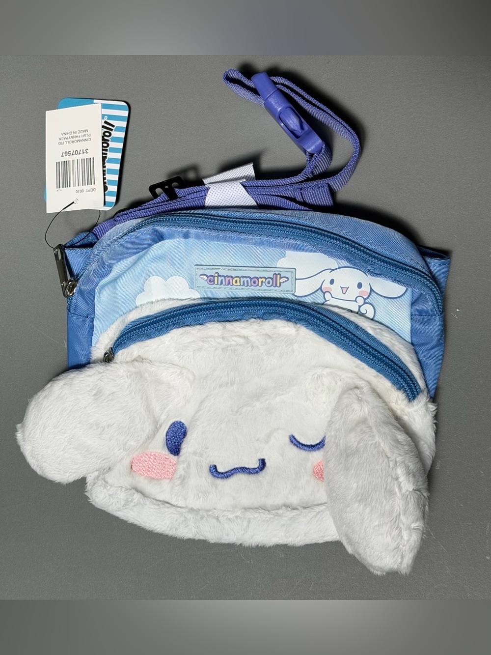 NWT Hot Topic Sanrio Cinnamoroll Winking Fanny Pack